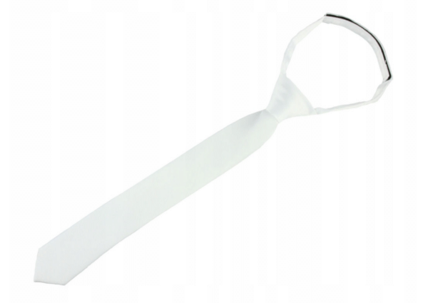 Krawat chłopięcy – biały